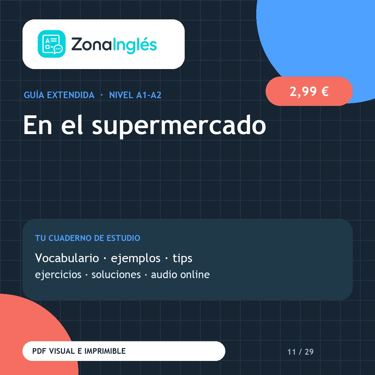 Guía visual: En el supermercado